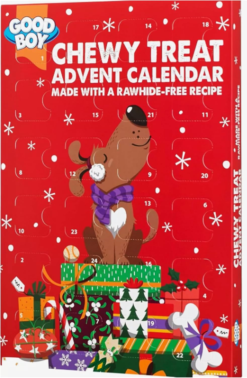 Good boy chewy treat dog advent calendar