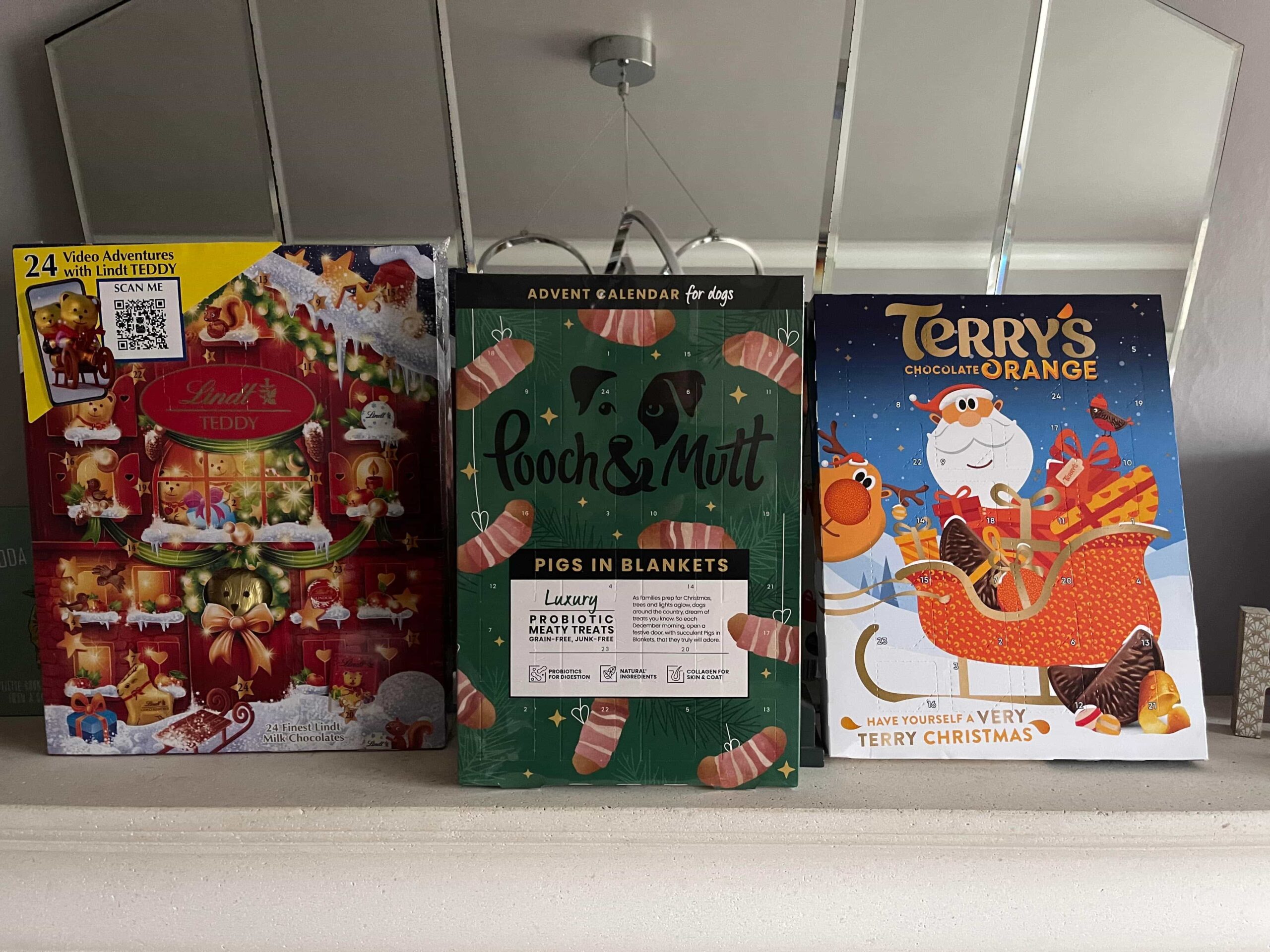 Mabel's Pooch & Mutt dog advent calendar with ours