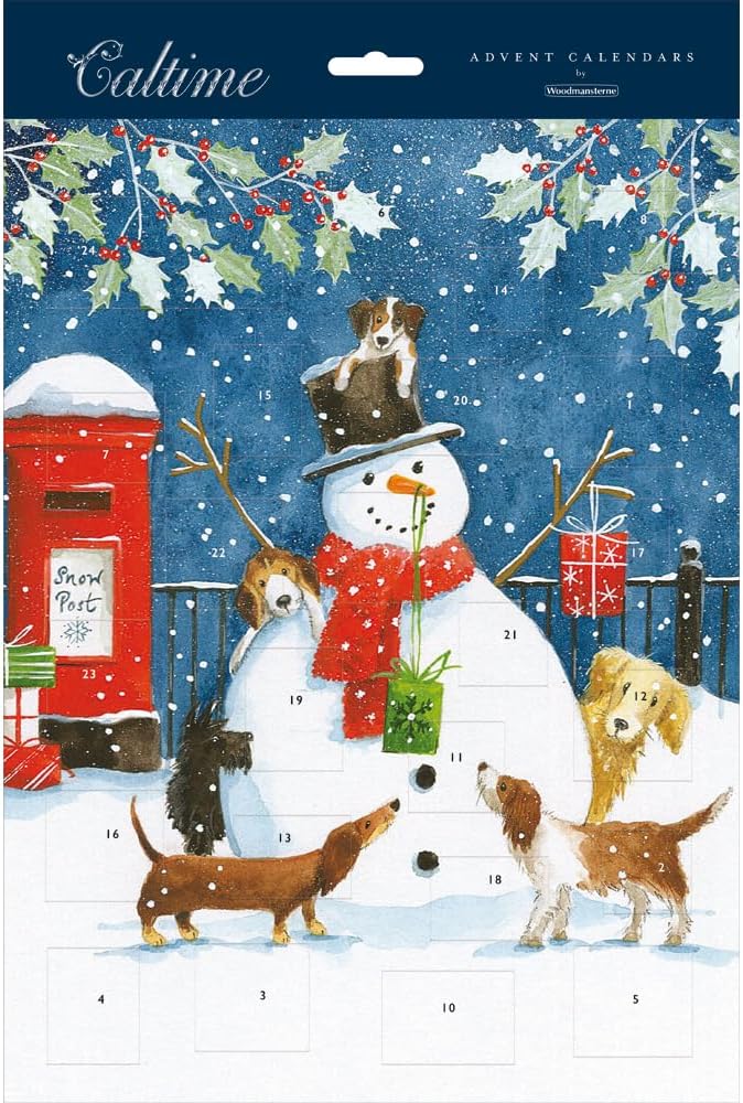 Caltime snowman and dog advent calendar