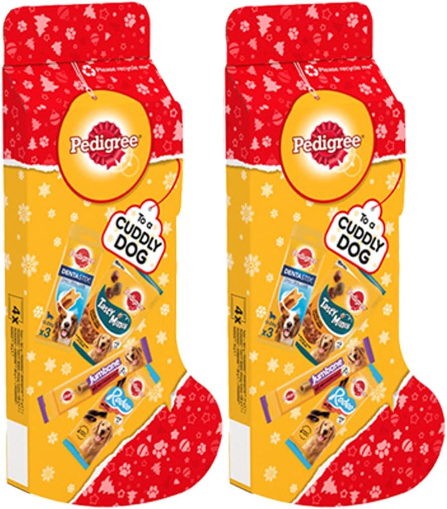 Pedigree christmas dog treats stocking