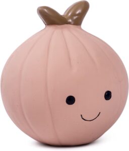 Petface latex onion with smiley face